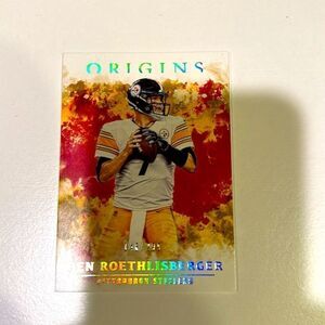 2020 panini origins red ben roethlisberger #88 /299 mint condition
